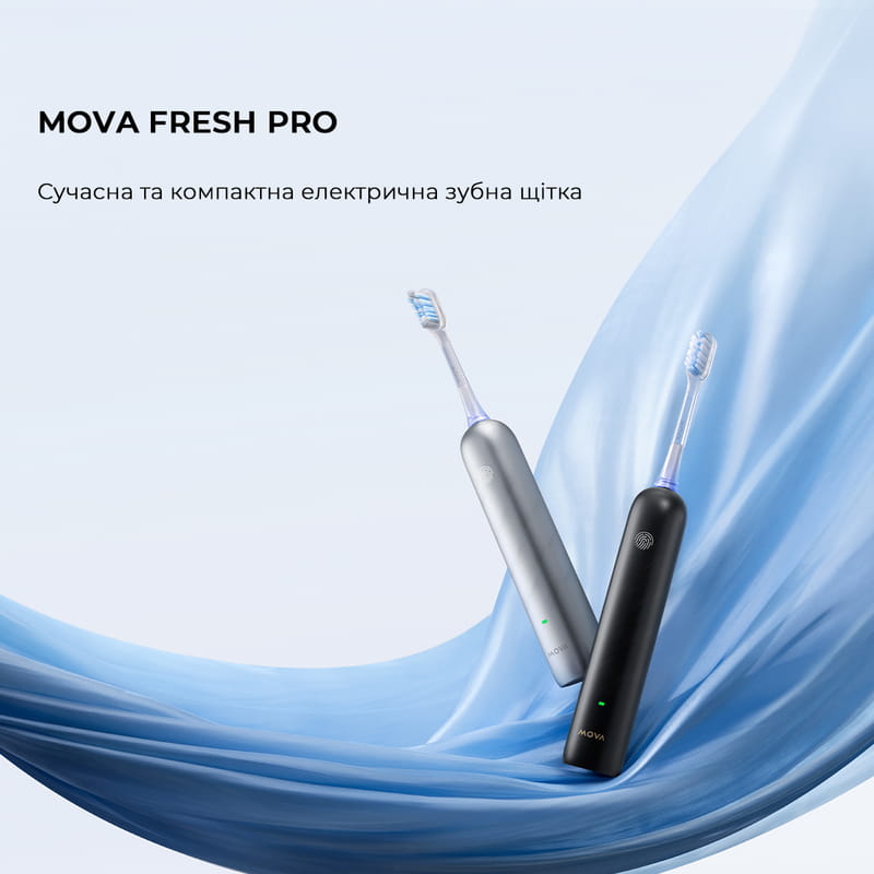 Зубна електрощітка Mova Fresh Pro Black (ATB15A-BK)