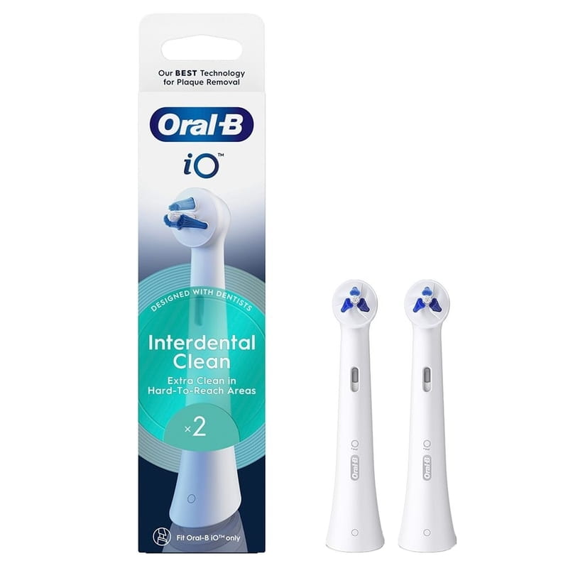 Насадка для зубної електрощітки Braun Oral-B iO RB TG-2 Interdental Clean Білі (2 шт)