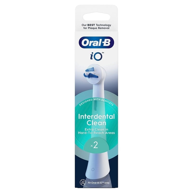 Насадка для зубної електрощітки Braun Oral-B iO RB TG-2 Interdental Clean Білі (2 шт)