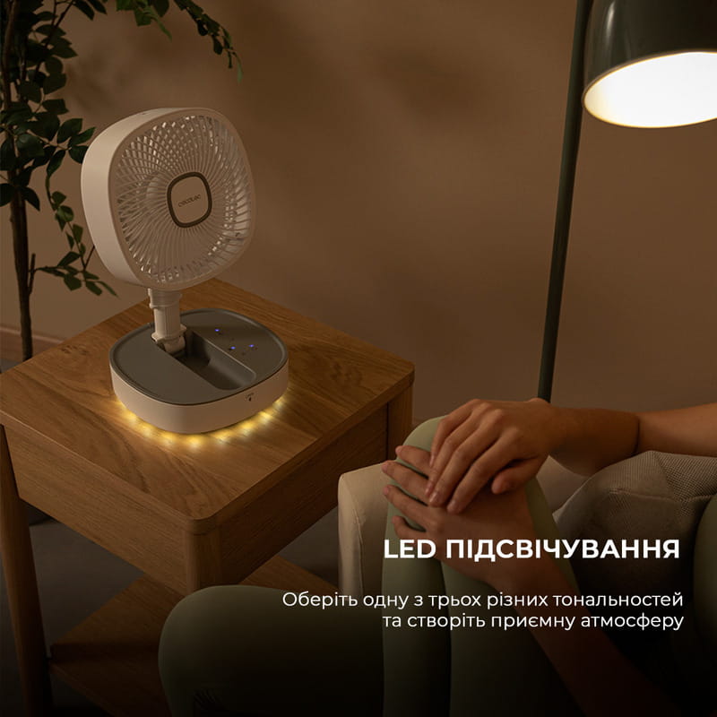 Вентилятор Cecotec Telescopic fan EnergySilence 1000 FoldAir Portable (CCTC-08361)