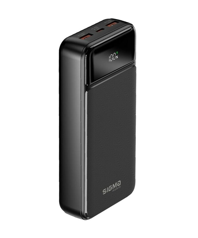 Універсальна мобільна батарея Sigma mobile X-Power SI20A4QL 20000mAh Black (4827798799710)