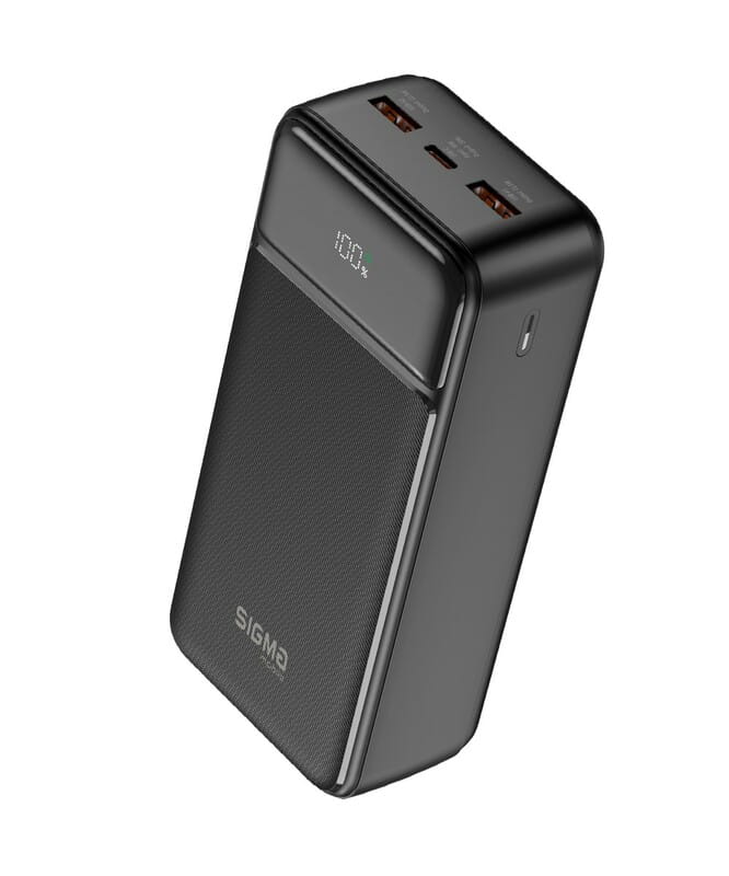Універсальна мобільна батарея Sigma mobile X-Power SI30A4QL 30000mAh Black (4827798787311)