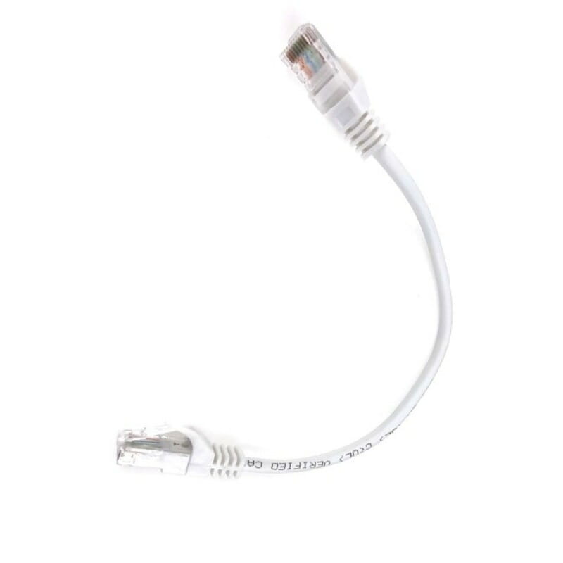 Патч-корд литой EServer UTP, RJ45, Cat.5e, 0,25m, белый (CORD-0.25M-WHITE)