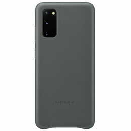 Чехол-накладка Samsung Leather Cover для Samsung Galaxy S20 SM-G980 Gray (EF-VG980LJEGRU)