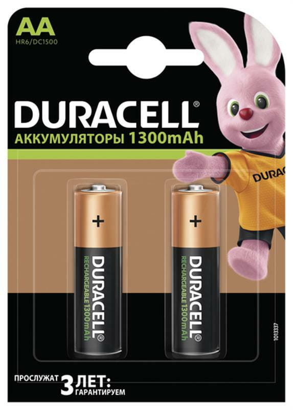 Аккумулятор Duracell DC1500 Ni-MH AA/HR06 1300 mAh BL 2шт