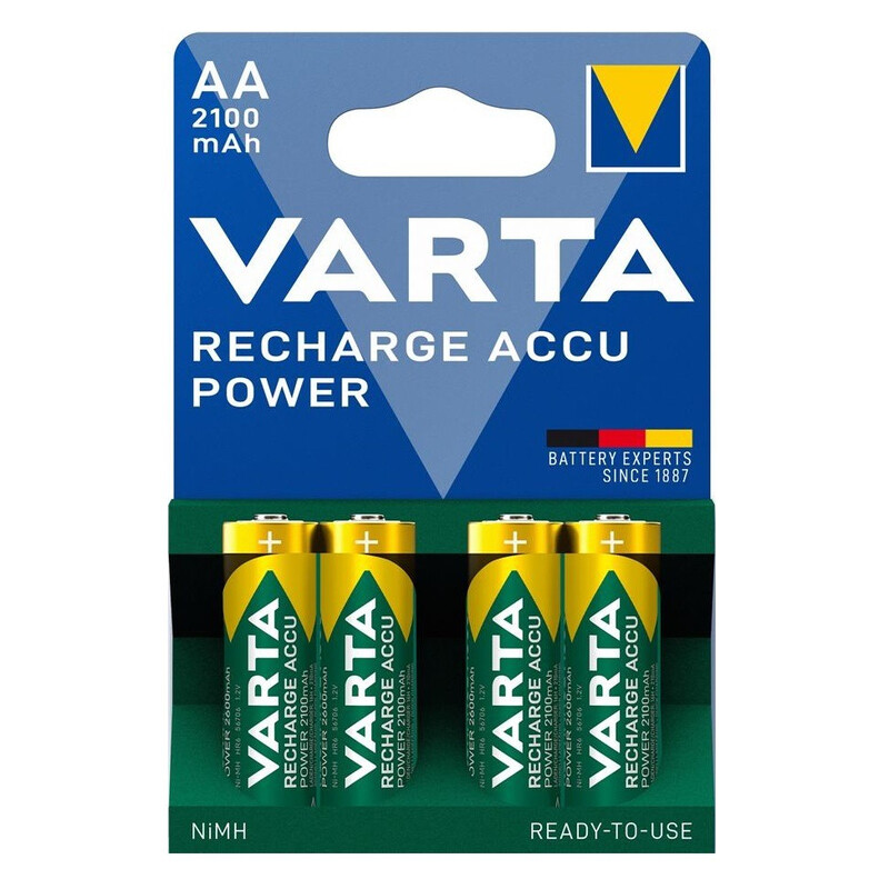 Аккумулятор Varta Rechargeable Accu AA/HR06 NI-MH 2100 mAh BL 4шт