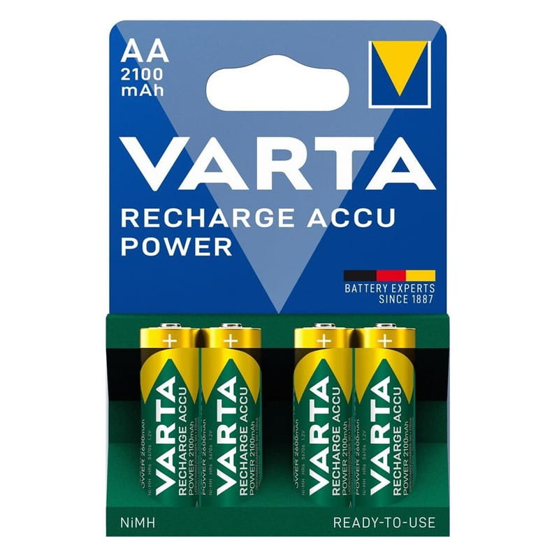 Акумулятор Varta Rechargeable Accu AA/HR06 NI-MH 2100 mAh BL 4шт