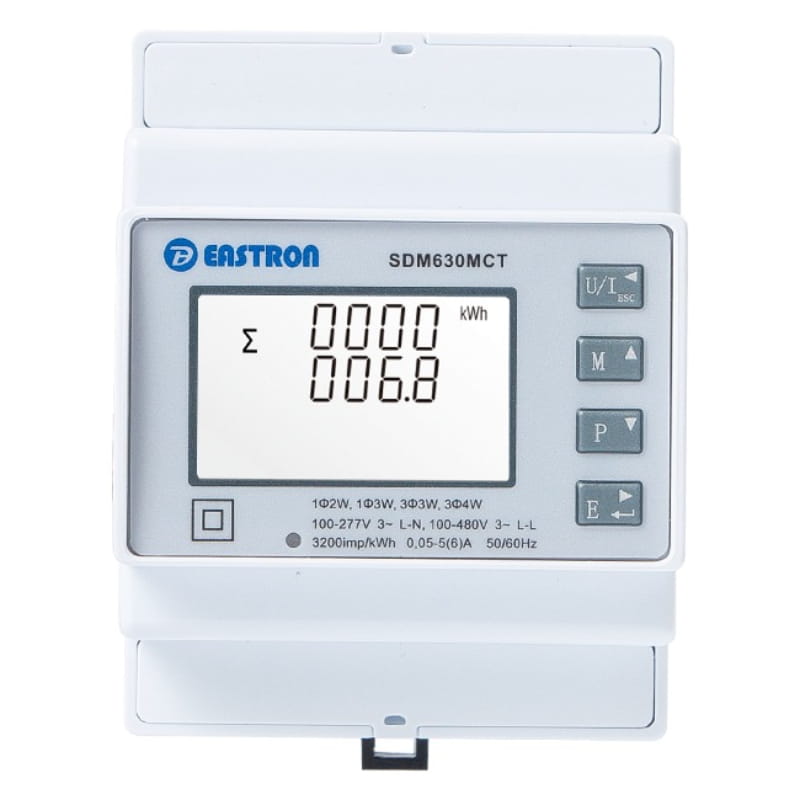 Счетчик Three phase energy meter Eastron SDM 630MCT-ETL (ESCT-T36 500A/1A)