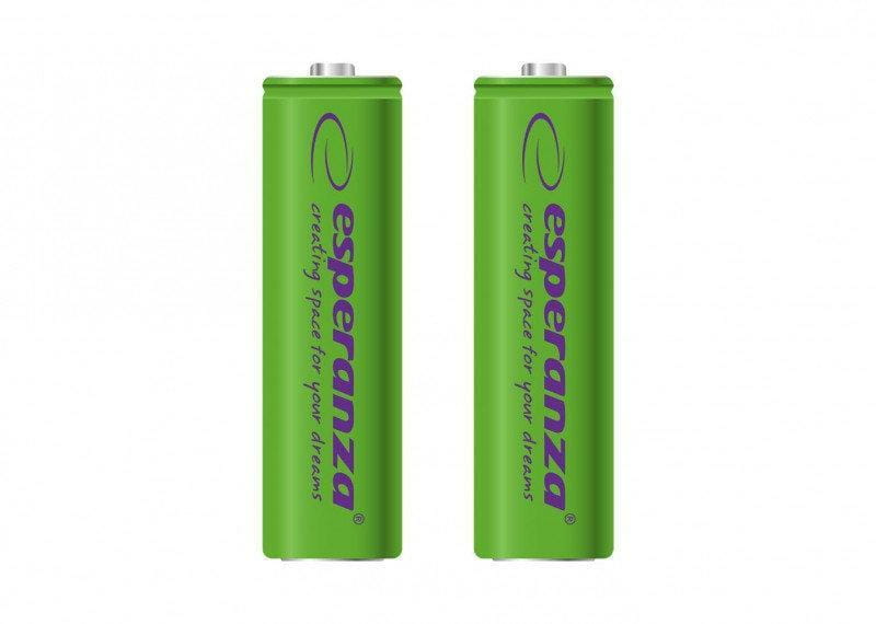 Аккумулятор Esperanza Ni-MH AA/HR06 2000 mAh BL 2шт Green