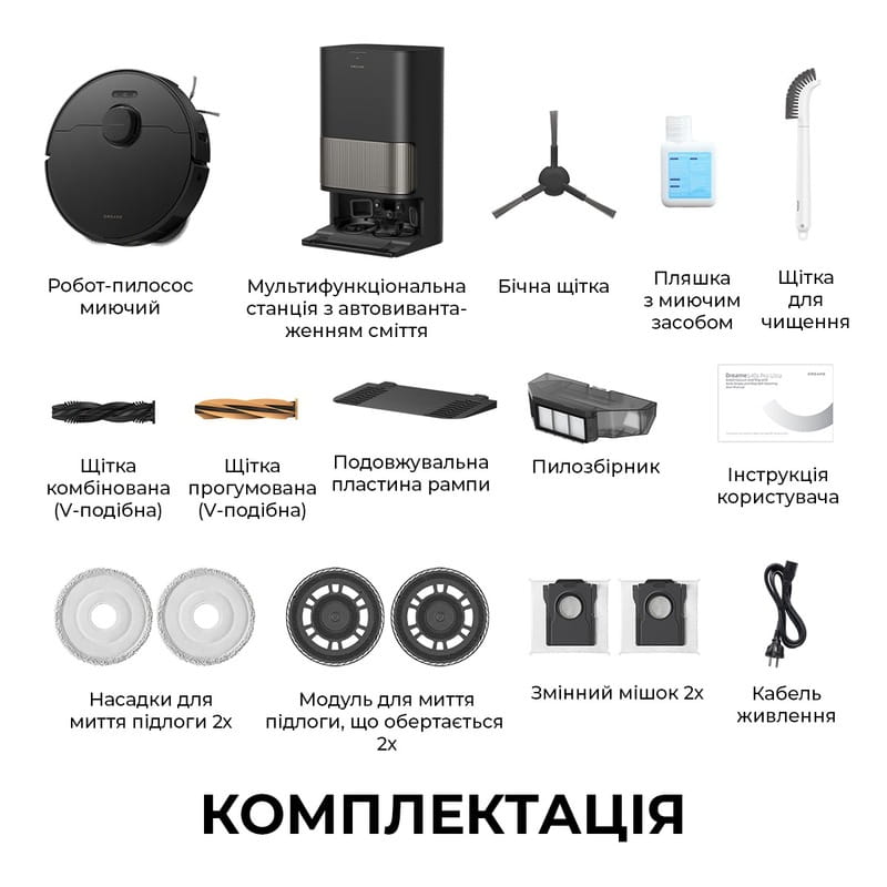 Робот-пылесос Dreame Bot L40s Pro Ultra Black (RLL74CE-Bl)