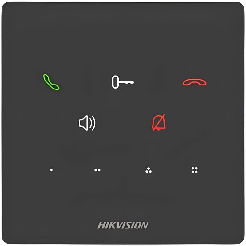 IP-аудіодомофон Hikvision DS-KH6000-E1 Black