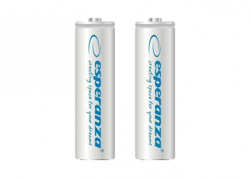 Аккумулятор Esperanza Ni-MH AA/HR06 2000 mAh BL 2шт White