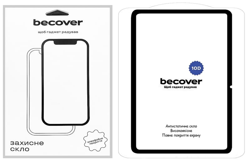 Защитное стекло BeCover 10D для Xiaomi Redmi Pad Pro 12.1" Black (711836)
