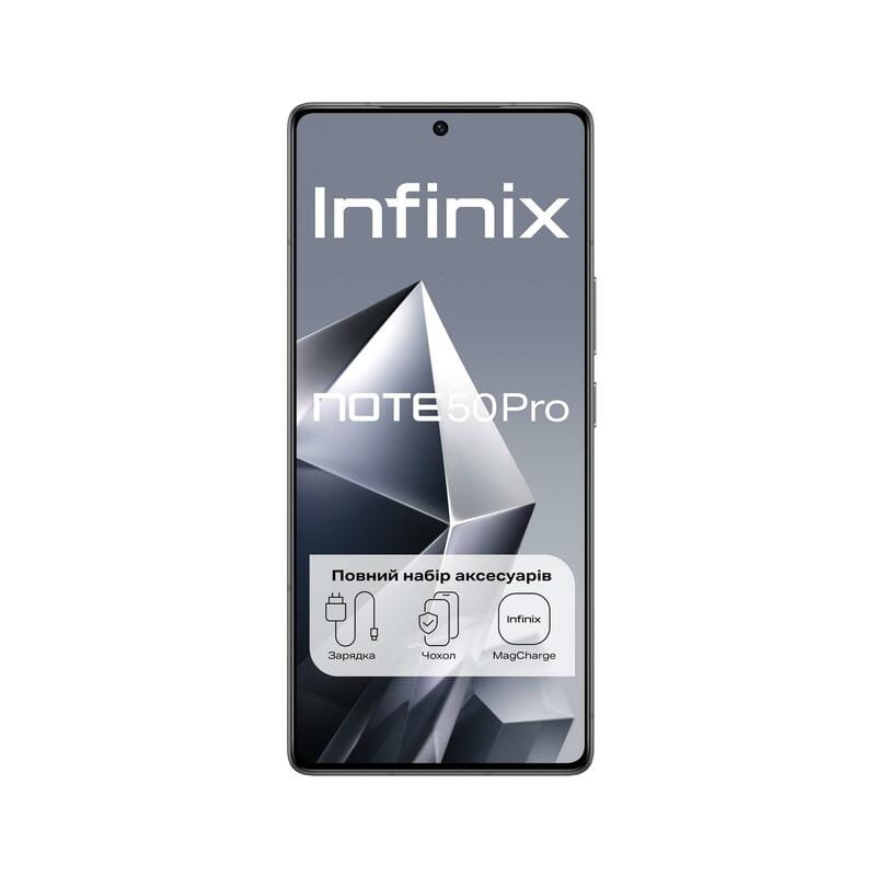 Смартфон Infinix Note 50 Pro X6855 12/256GB Shadow Black