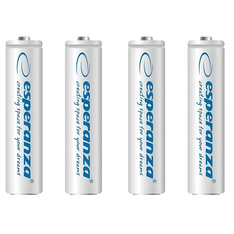 Аккумулятор Esperanza Ni-MH AA/HR06 2000 mAh BL 4шт White