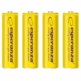 Аккумулятор Esperanza Ni-MH AA/HR06 2000 mAh BL 4шт Yellow