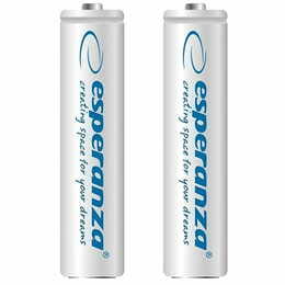 Аккумулятор Esperanza Ni-MH AAA/HR03 1000 mAh BL 2шт White