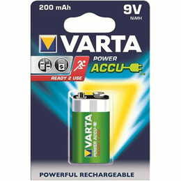 Аккумулятор Varta Power Accu HR6F22 NI-MH 200 mAh BL 1шт
