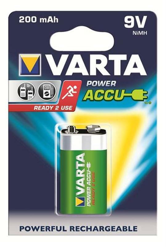 Аккумулятор Varta Power Accu HR6F22 NI-MH 200 mAh BL 1шт