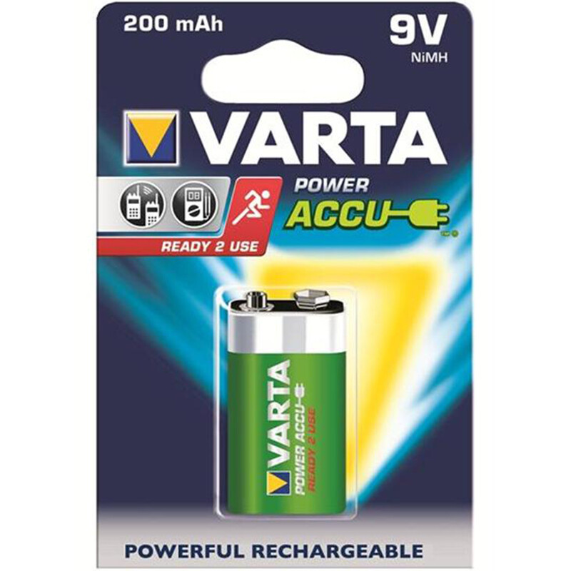 Аккумулятор Varta Power Accu HR6F22 NI-MH 200 mAh BL 1шт