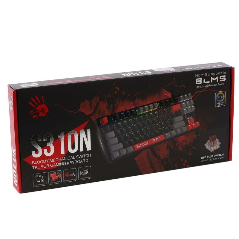 Клавиатура Bloody S310N Energy Red