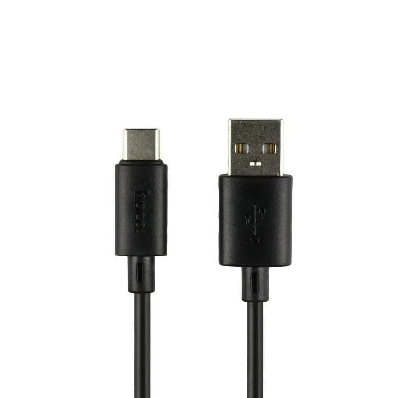 Кабель Hoco X88 Gratified USB Type-C - USB-А (M/M), 1 м, Black (6931474783349)