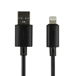 Кабель Hoco X88 Gratified USB - Lightning  (M/M), 1 м, Black (6931474783301)