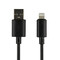 Фото - Кабель Hoco X88 Gratified USB - Lightning  (M/M), 1 м, Black (6931474783301) | click.ua