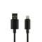 Фото - Кабель Hoco X88 Gratified USB - Lightning  (M/M), 1 м, Black (6931474783301) | click.ua