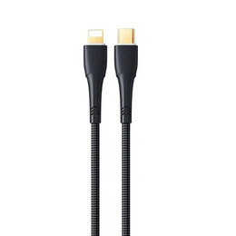 Кабель Remax RC-C063 Bosu USB Type-C - Lightning (M/M), 20W, 1.2 м, Black (6954851207016)
