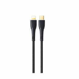 Кабель Remax RC-C063 Bosu USB Type-C - Lightning (M/M), 20W, 1.2 м, Black (6954851207016)