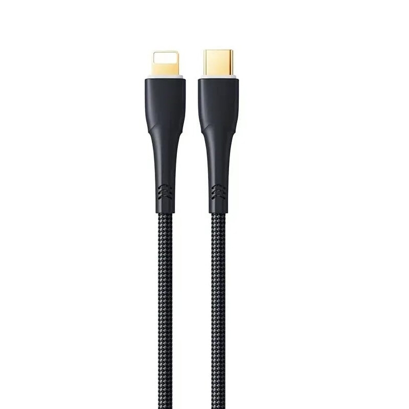 Кабель Remax RC-C063 Bosu USB Type-C - Lightning (M/M), 20W, 1.2 м, Black (6954851207016)