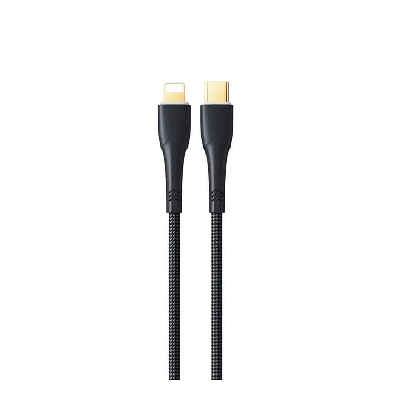 Кабель Remax RC-C063 Bosu USB Type-C - Lightning (M/M), 20W, 1.2 м, Black (6954851207016)