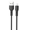 Фото - Кабель XO NB230-AC USB - USB Type-C (M/M), 1 м, Black (6920680833443) | click.ua