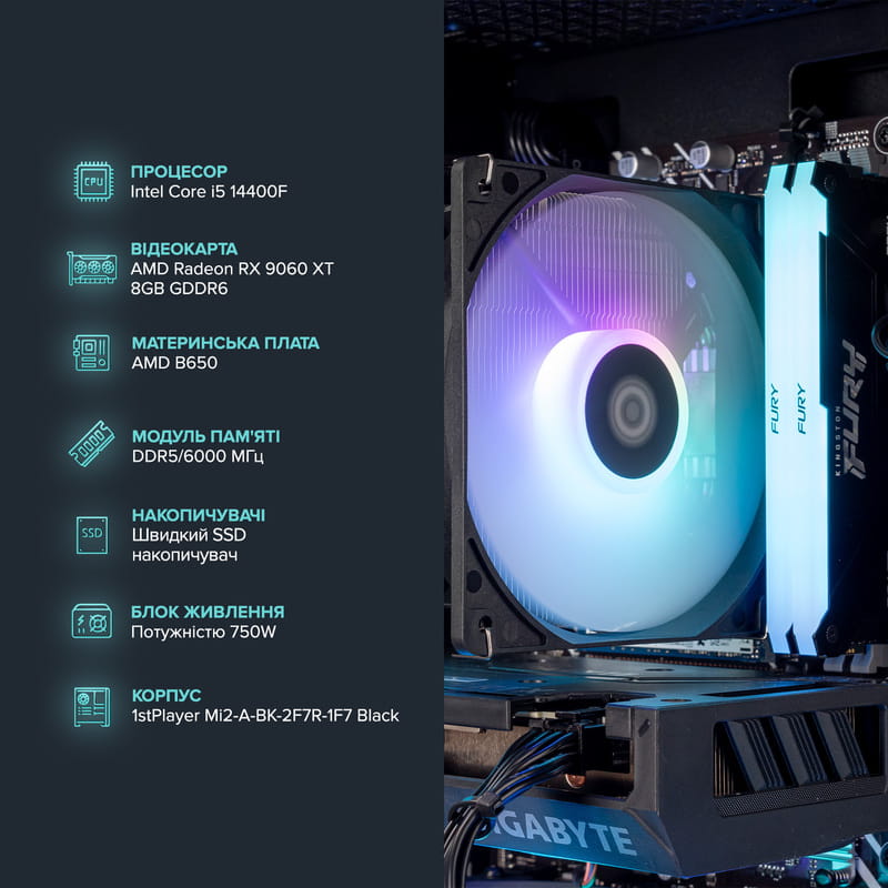 Персональный компьютер ASGARD Eir (I144F.32.S20.96XT.8.5994)