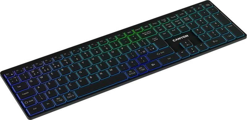 Клавіатура бездротова Canyon HKB-W11 Black (CNS-HBTK11B)