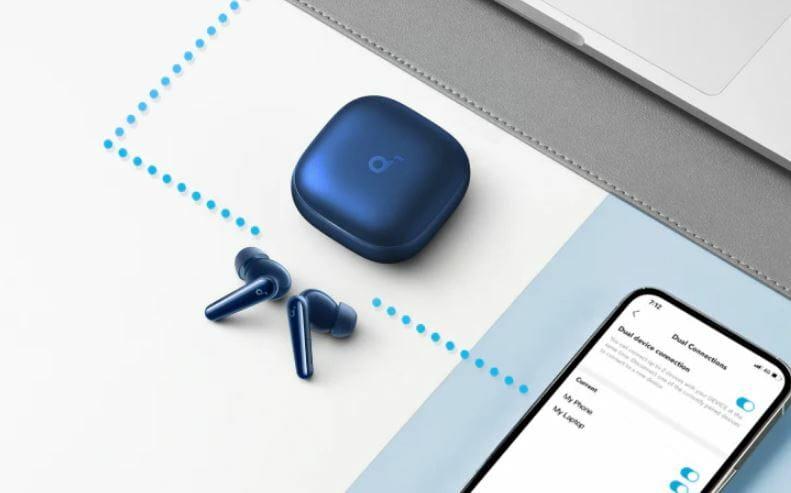 Bluetooth-гарнитура Anker SoundCore Liberty 5 ANC Blue (A3957G31)