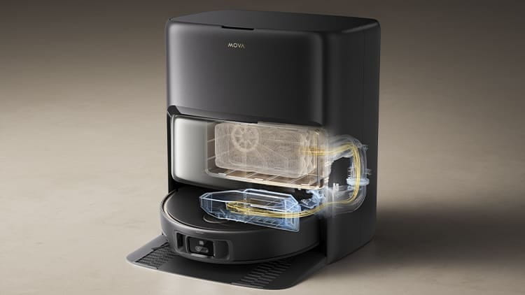 Робот-пилосос Mova V50 Ultra Complete Black (RLV72LE-1-bl)