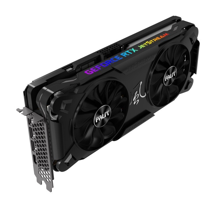 Видеокарта GF RTX 3070 8GB GDDR6 JetStream OC V1 Palit (NE63070T19P2-1040J) (LHR)