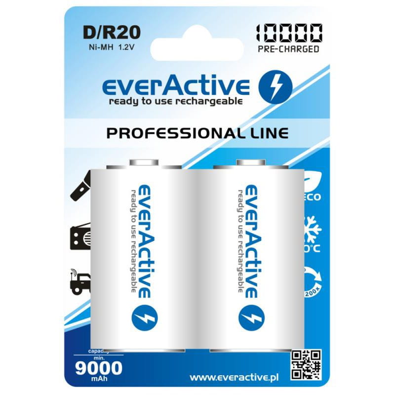 Аккумулятор everActive D/HR20 10000mAh BL 2шт