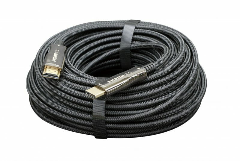 Кабель Cablexpert HDMI - HDMI V 2.0 (M/M), с позолоченными контактами, 15 м, черный (CCBP-HDMI-AOC-15M)