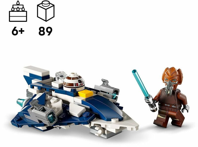 Конструктор LEGO Star Wars Джедайський зоряний мікровинищувач Пло Куна (75400)