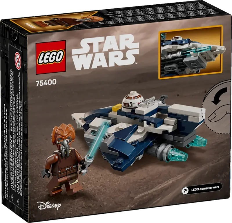 Конструктор LEGO Star Wars Джедайський зоряний мікровинищувач Пло Куна (75400)