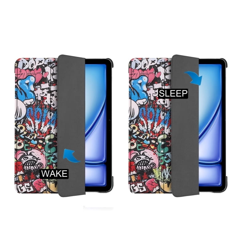 Чeхол-книжка BeCover Smart Case для Apple iPad Air 11" M2/M3 (2024/2025) Graffiti (711605)
