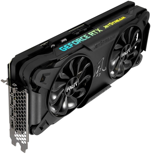 Видеокарта GF RTX 3070 8GB GDDR6 JetStream V1 Palit (NE63070019P2-1040J) (LHR)