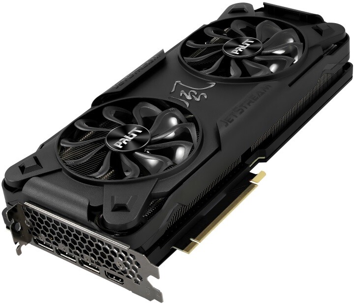 Видеокарта GF RTX 3070 8GB GDDR6 JetStream V1 Palit (NE63070019P2-1040J) (LHR)