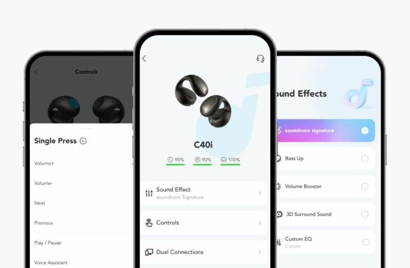 Bluetooth-гарнітура Anker SoundCore C40i Dark Gray (A3331GZ1)