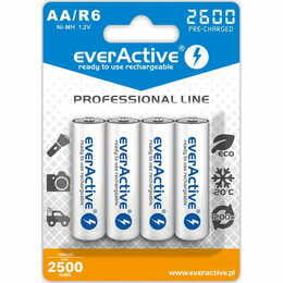Аккумулятор everActive AA/HR06 Ni-MH 2600mAh BL 4шт