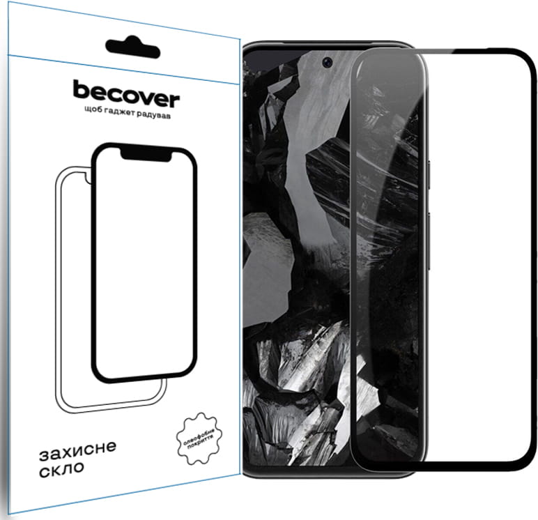 Защитное стекло BeCover для Google Pixel 8a Black (711663)