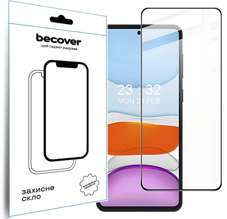Захисне скло BeCover для Oppo A60 Black (711666)